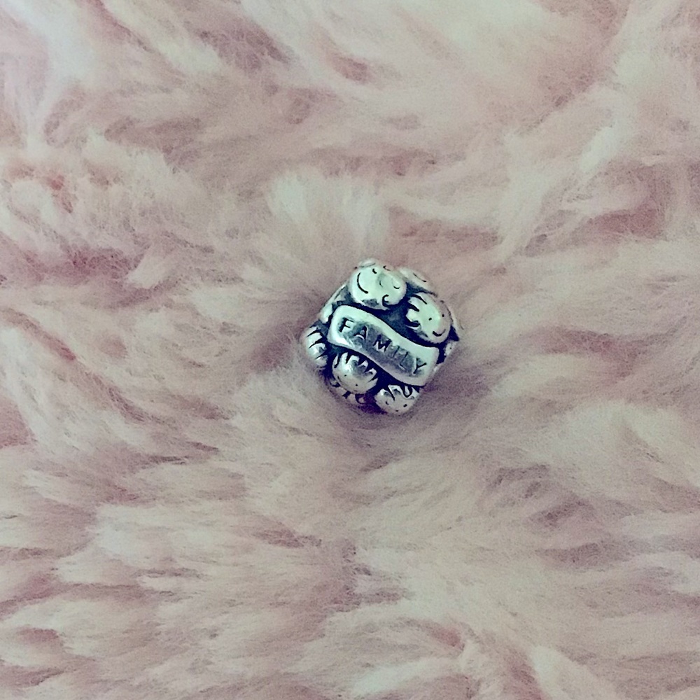 “FAMILY” Silver charm